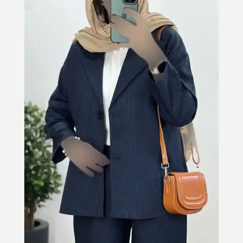 کت شلوار زنانه مدل آسو جنس دیپلمات پرشیا سایز 38 تا 50 - تصویر 5