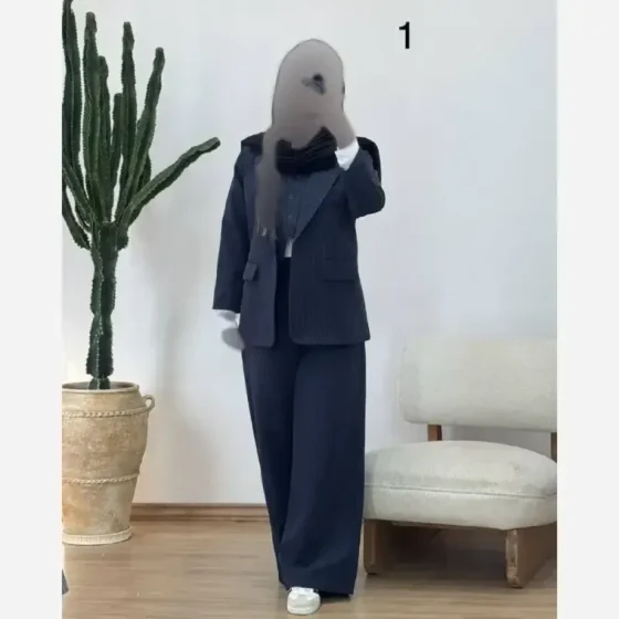 ست سه تیکه کت و جلیقه و شلوار دیپلمات پرشیا رنگ مشکی سرمه ای طوسی